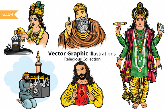 14 Vector Graphic Illustrations Pack in Illustrations - product preview 1