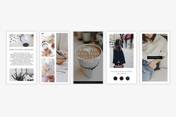 Minimal Instagram Stories Bundle in Instagram Templates - product preview 1