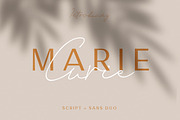 Marie Curie - Sans & Script