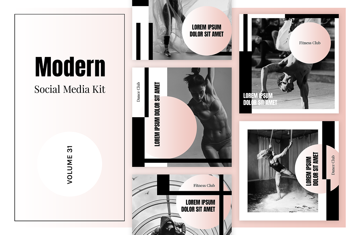 Modern Social Media Kit (Vol. 31) in Instagram Templates - product preview 8