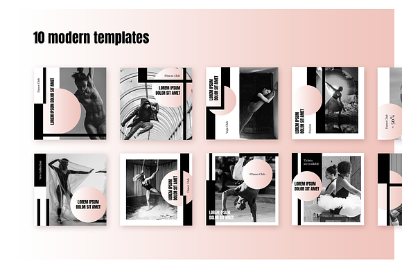 Modern Social Media Kit (Vol. 31) in Instagram Templates - product preview 1