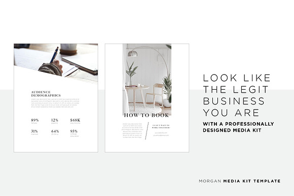 Morgan Media Kit Template (PSD) in Brochure Templates - product preview 3