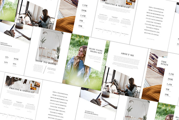 Morgan Media Kit Template (PSD) in Brochure Templates - product preview 4