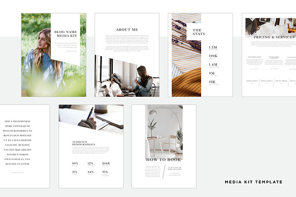 Morgan Media Kit Template (PSD) in Brochure Templates - product preview 6