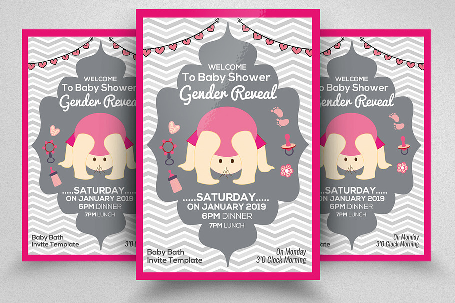 Baby Shower Flyer Template in Flyer Templates - product preview 8