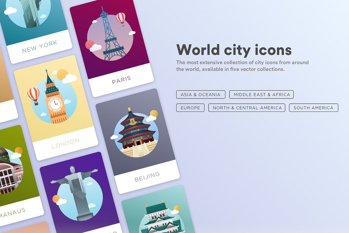 World city icons in Icons - product preview 8