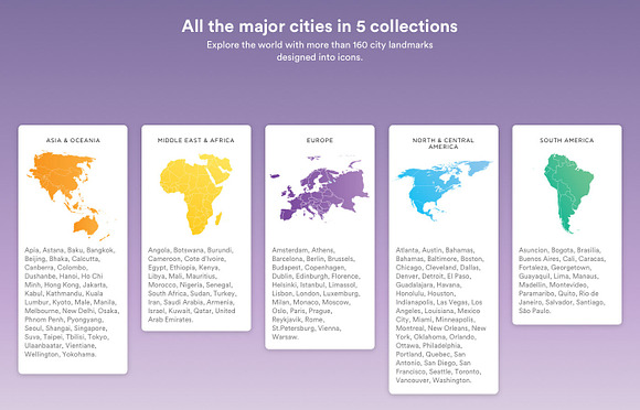 World city icons in Icons - product preview 2