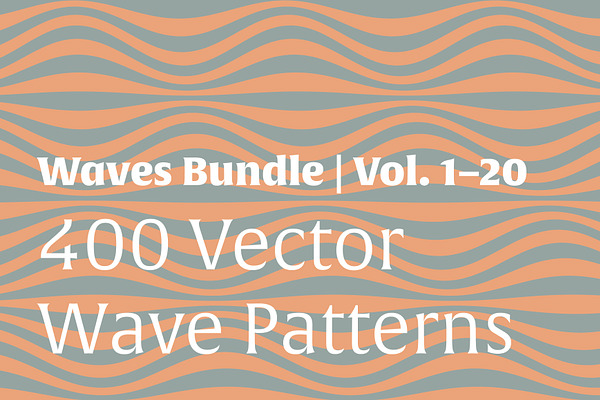 Waves Bundle | 400 Vector Patterns