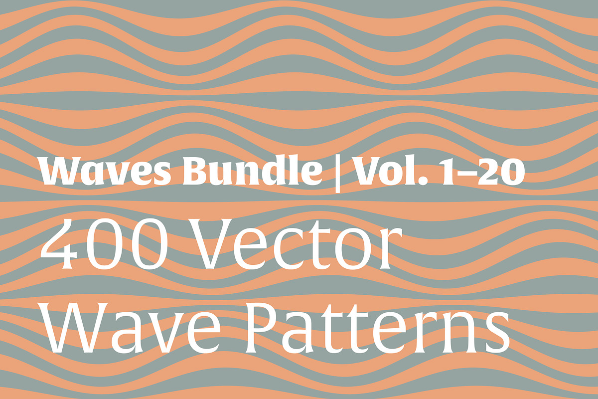 Waves Bundle | 400 Vector Patterns in Patterns - product preview 8