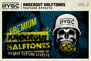 Knockout Halftone Textures Vol 2