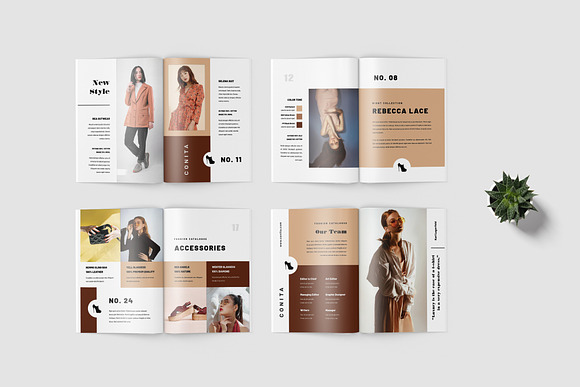 Conita - Fashion Lookbook Magazine in Brochure Templates - product preview 2