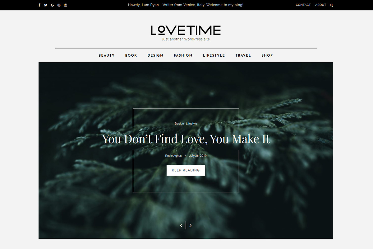 LoveTime-WordPress Blog Theme in WordPress Blog Themes - product preview 8