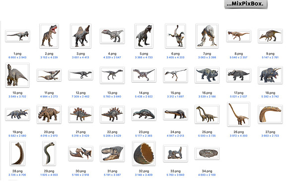 Dinosaurs Photo Overlays Pack in Add-Ons - product preview 7