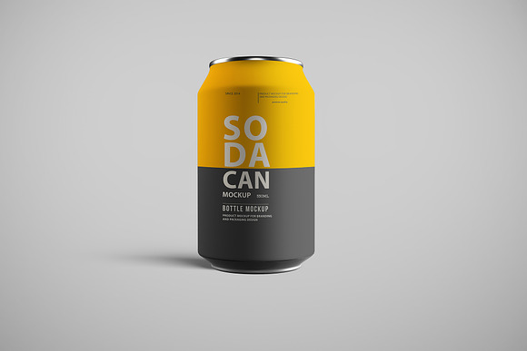 Soda Can Mockup Pack in Product Mockups - product preview 8