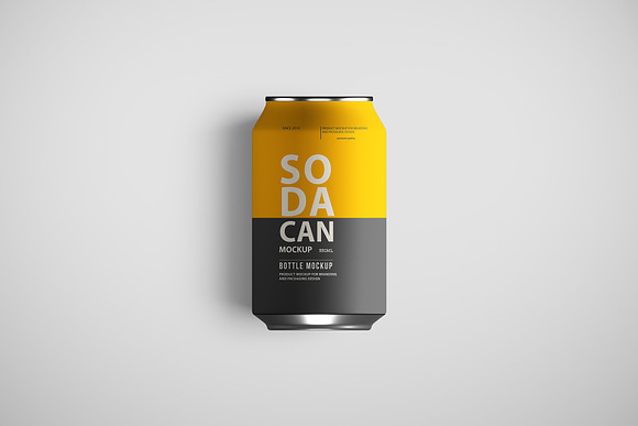 Soda Can Mockup Pack in Product Mockups - product preview 9