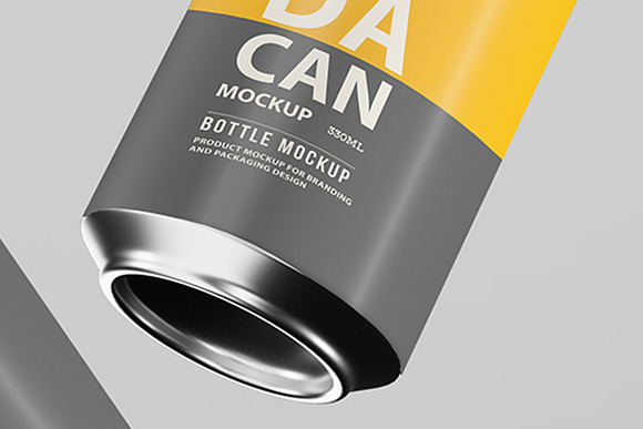 Soda Can Mockup Pack in Product Mockups - product preview 15