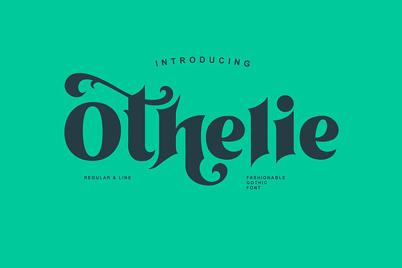 Othelie Font in Blackletter Fonts - product preview 3