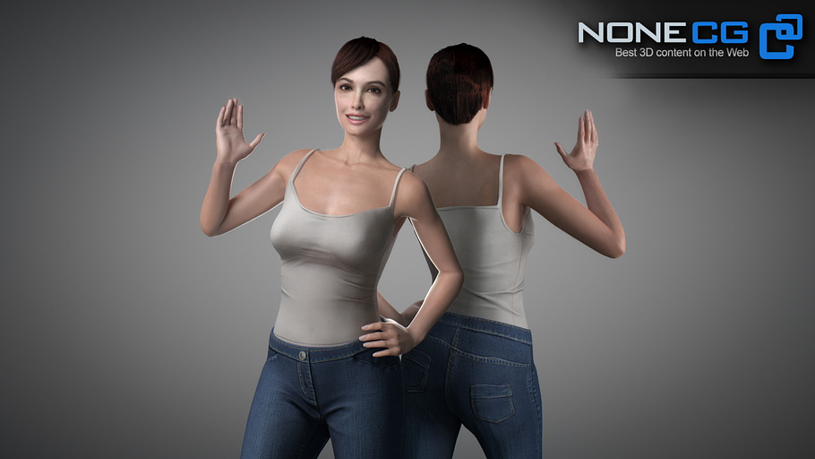 Rigged Adult Female Adriana 2.0 in People - product preview 4
