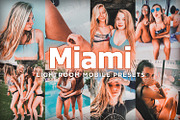 7 Mobile Lightroom Presets - Miami
