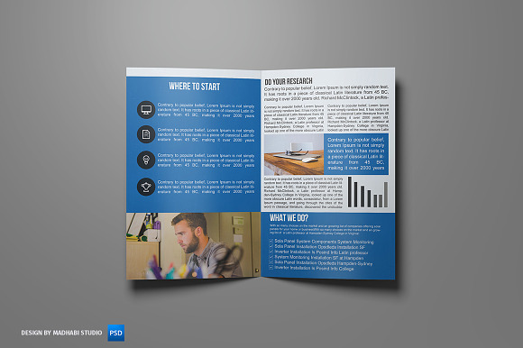 Corporate Bifold Brochure Vol 03 in Brochure Templates - product preview 4