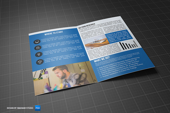 Corporate Bifold Brochure Vol 03 in Brochure Templates - product preview 5