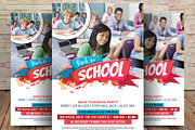 Back to School Flyer Psd Templates