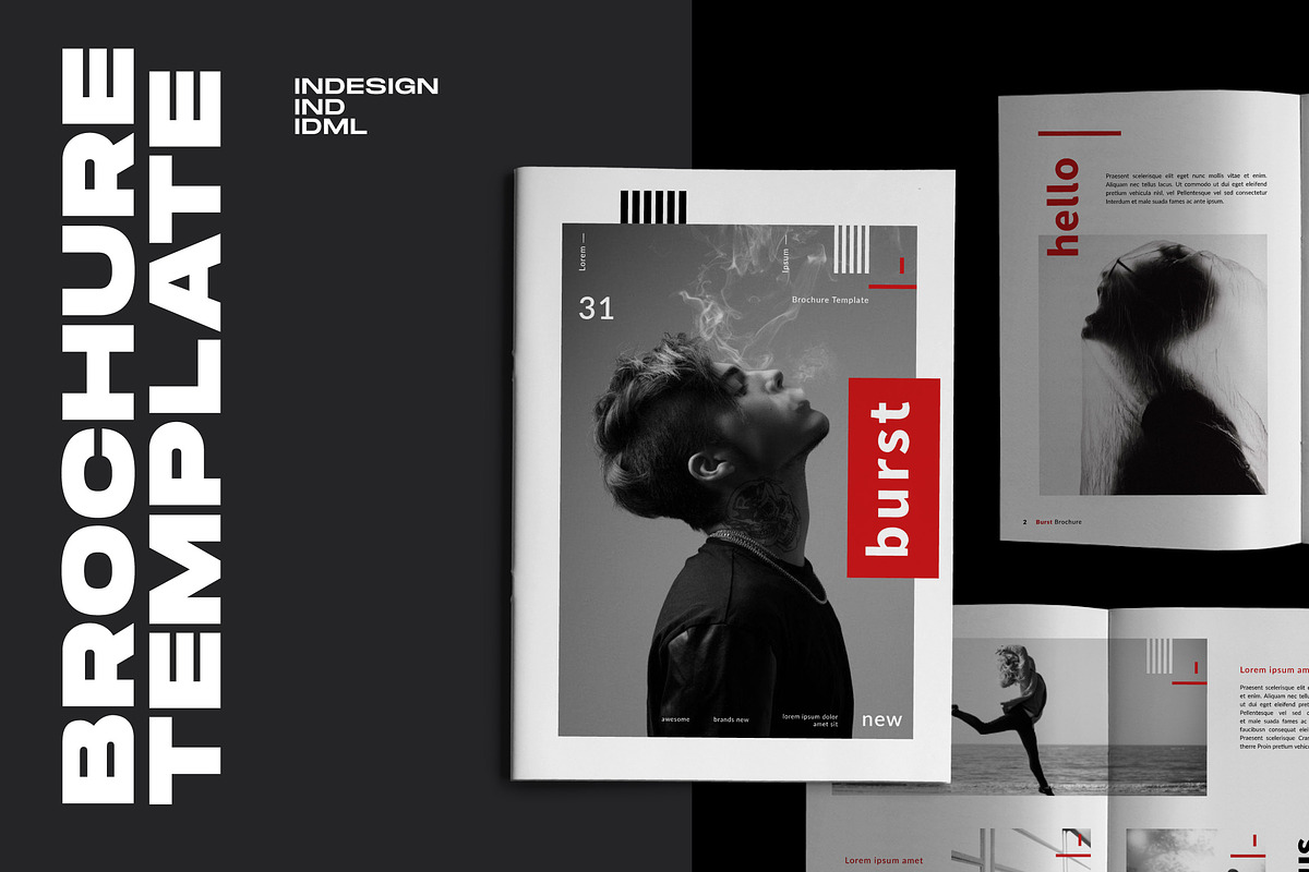 Burst - Urban Brochure Template in Brochure Templates - product preview 8