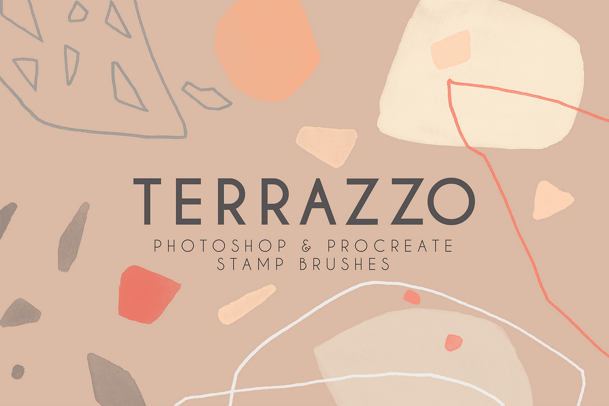 Terrazzo Photoshop Procreate Brushes in Add-Ons - product preview 8