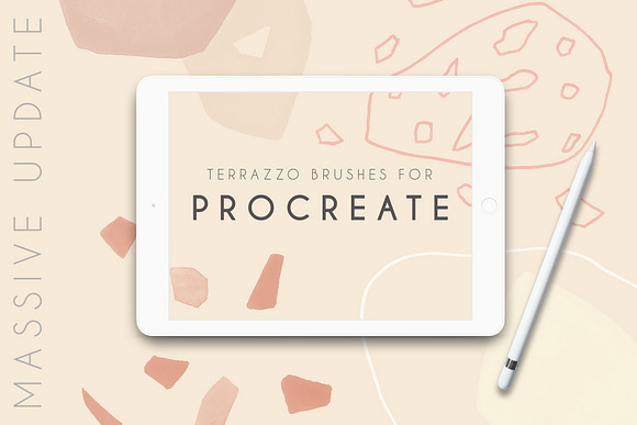 Terrazzo Photoshop Procreate Brushes in Add-Ons - product preview 8