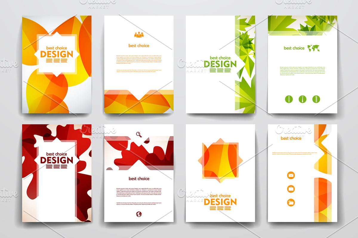 Brilliant Autumn brochures in Brochure Templates - product preview 8