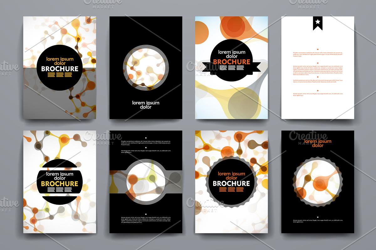 Brilliant brochures in DNA style. in Brochure Templates - product preview 8