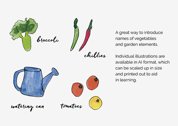 An arty Allotment in Illustrations - product preview 1