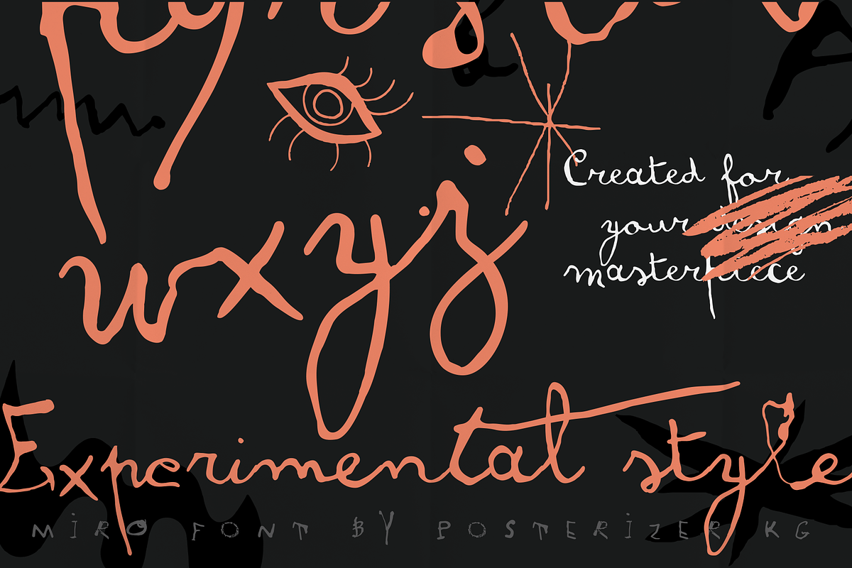 MIRO font in Script Fonts - product preview 8