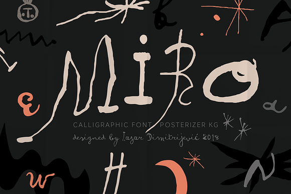 MIRO font in Script Fonts - product preview 5