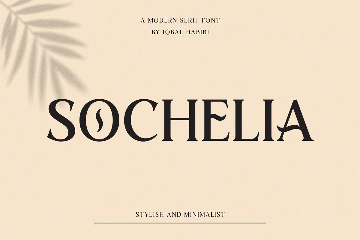 Sochelia - Modern Serif Font in Serif Fonts - product preview 8
