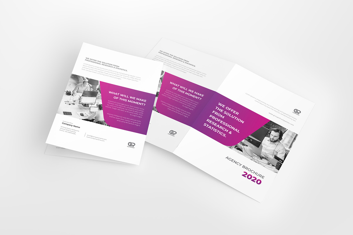 A4 / A5 Bifold Brochure in Brochure Templates - product preview 8