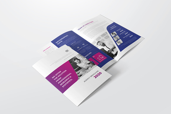 A4 / A5 Bifold Brochure in Brochure Templates - product preview 1
