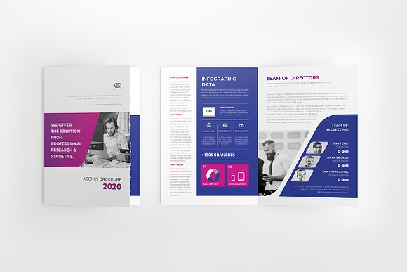 A4 / A5 Bifold Brochure in Brochure Templates - product preview 3