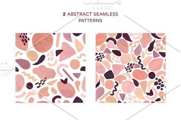 Abstract Shapes. Hand drawn texture in Textures - product preview 4