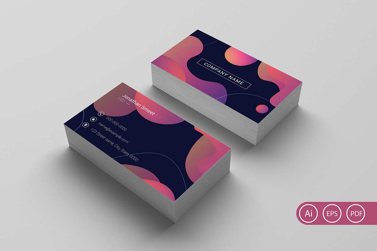 Business Card Design in Business Card Templates - product preview 8