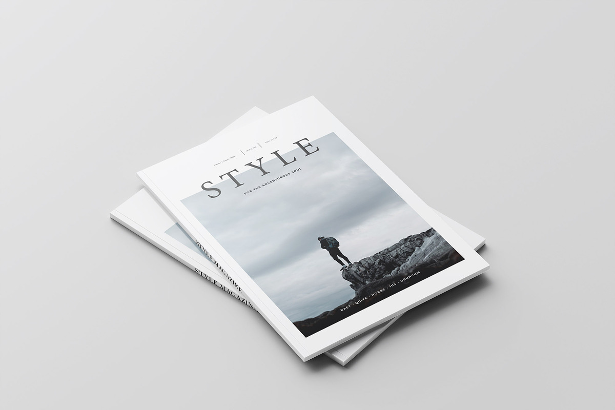 Style Editorial Magazine in Magazine Templates - product preview 8