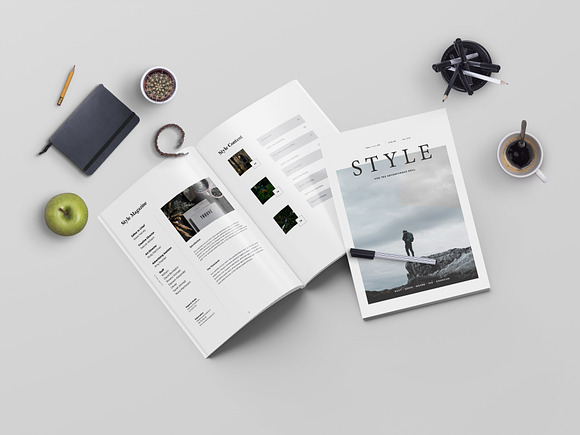 Style Editorial Magazine in Magazine Templates - product preview 1