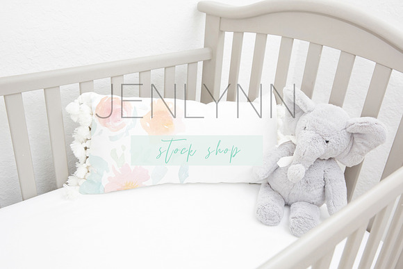 Crib Pillow Mockup, PSD in Product Mockups - product preview 1