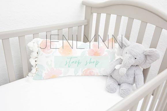 Crib Pillow Mockup, PSD in Product Mockups - product preview 2