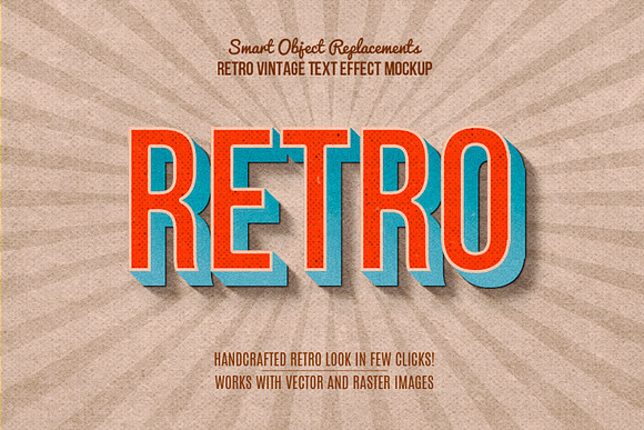 10 Retro Vintage Text Effect in Add-Ons - product preview 1