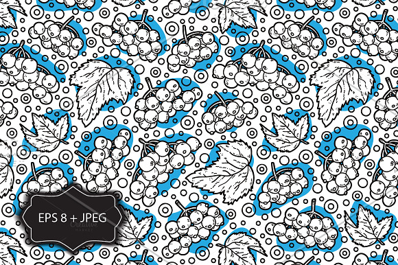 5 Crazy berries seamless patterns in Patterns - product preview 1