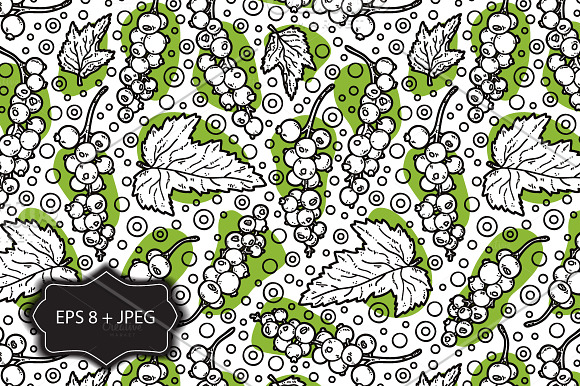 5 Crazy berries seamless patterns in Patterns - product preview 3