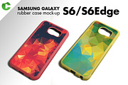 S6/ S6 Edge rubber case mock-up