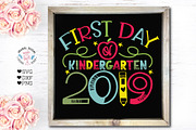 First Day of Kindergarten 2019
