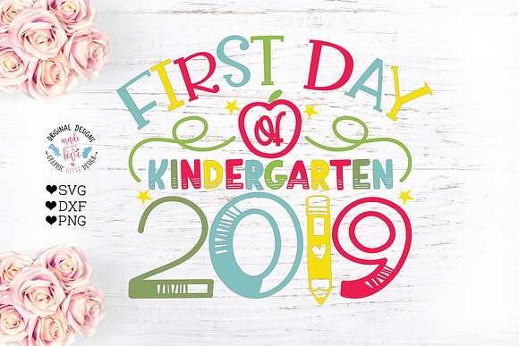 First Day of Kindergarten 2019 in Illustrations - product preview 1